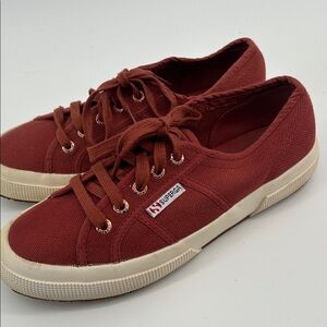 Superga Cotu Women's Terracotta Canvas Sneakers Women's Size 7.5